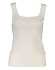 Tommy Hilfiger Bianco Modal Women Tank Top