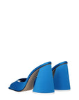 The Attico Light Blue Satin Platform Sandals