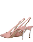 Casadei Pink Leather High Heel Pumps