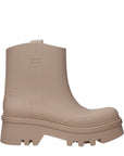 Chloé Pink Cotton Ankle Boots