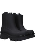 Chloé Black Cotton Ankle Boots
