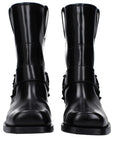 Valentino Garavani Black Leather Ankle Boots