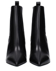 Valentino Garavani Black Leather Ankle Boots
