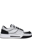 Dolce & Gabbana White Leather Low Top Sneakers
