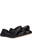 Miu Miu Black Leather Ballet Flats