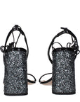 Miu Miu Black Leather Platform Sandals