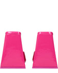 The Attico Pink Leather Platform Sandals
