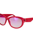 Guess Pink Stainless Steel Sunglasses