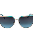 Guess Gold Metal Sunglasses