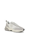 Tory Burch White Calf Leather Bos Taurus Athletic Sneakers