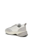 Tory Burch White Calf Leather Bos Taurus Athletic Sneakers