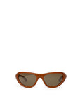 Bottega Veneta Brown Acetate Sunglasses