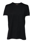 Dolce & Gabbana Black Cotton DG Print Short Sleeve Top T-shirt