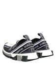 Dolce & Gabbana Black White Sorrento Low Top Sneakers Shoes