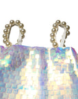 Dolce & Gabbana Multicolor Sequin Holographic Mini Dress