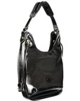 Twinset Black Polyurethane Women Hobo Bag