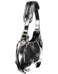 Twinset Black Polyurethane Women Hobo Bag
