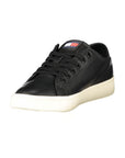 Tommy Hilfiger Black Polyurethane Women Sneaker