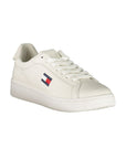 Tommy Hilfiger Bianco Polyurethane Women Sneaker