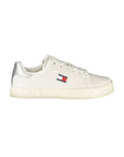 Tommy Hilfiger Bianco Polyurethane Women Sneaker