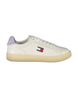 Tommy Hilfiger White Polyurethane Women Sneaker