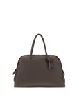 Jacquemus Brown Calf Leather Bos Taurus Handbag