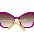 Emilio Pucci Purple Plastic Sunglasses