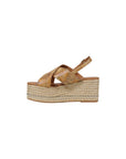 Alviero Martini Prima Classe Beige Polyethylene Platform Sandals