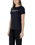 Armani Exchange Black Cotton Long Sleeve T-Shirt