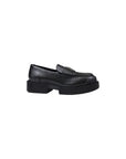 Armani Exchange Black Leather Platform Pumps