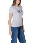 EA7 Emporio Armani White Cotton T-Shirt