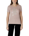 EA7 Emporio Armani Pink Cotton T-Shirt