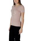 EA7 Emporio Armani Pink Cotton T-Shirt