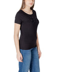 EA7 Emporio Armani Black Cotton T-Shirt