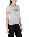 EA7 Emporio Armani White Cotton T-Shirt