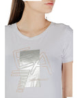 EA7 Emporio Armani White Cotton T-Shirt