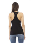 Just Cavalli Black Viscose Women Top