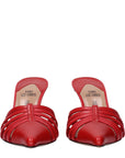 Paris Texas Red Leather Stiletto Heel Sandals