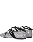 Jimmy Choo Gray Plastic Ballet Flats