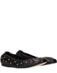 Chloé Black Leather Ballet Flats