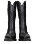 Christian Dior Black Cotton Boots