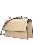 Tory Burch Beige Leather Crossbody Bag