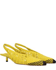 Jacquemus Yellow Leather Flat Sandals