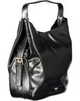 Twinset Black Polyurethane Women Hobo Bag