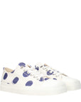 Moschino White Fabric Low Top Sneakers