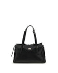 Dolce & Gabbana Black Calf Leather Bos Taurus Shoulder Bag