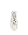 Balenciaga White Calf Leather Bos Taurus Athletic Sneakers