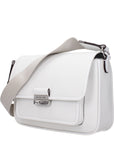 Michael Kors White Leather Crossbody Bag