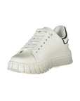 Gaelle Paris White Polyurethane Women Sneaker