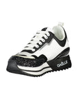 Gaelle Paris Black Polyurethane Women Sneaker